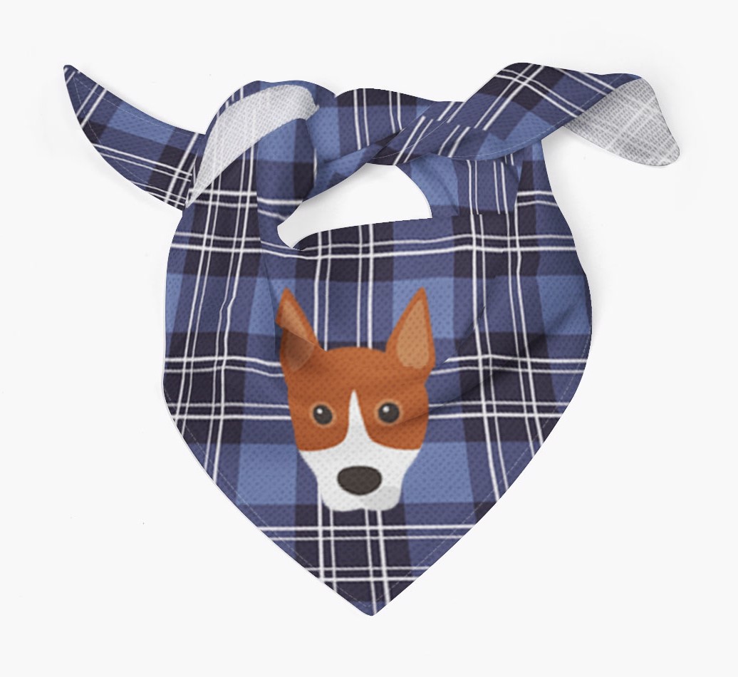 Scottish Tartan Pattern - Personalised {breedFullName} Bandana