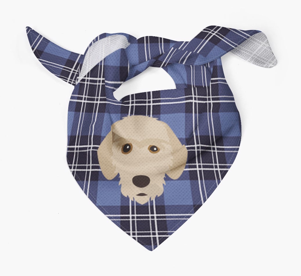 Scottish Tartan Pattern - Personalised {breedFullName} Bandana
