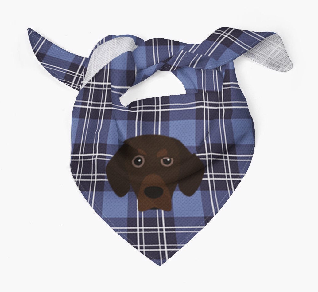 Scottish Tartan Pattern - Personalised {breedFullName} Bandana