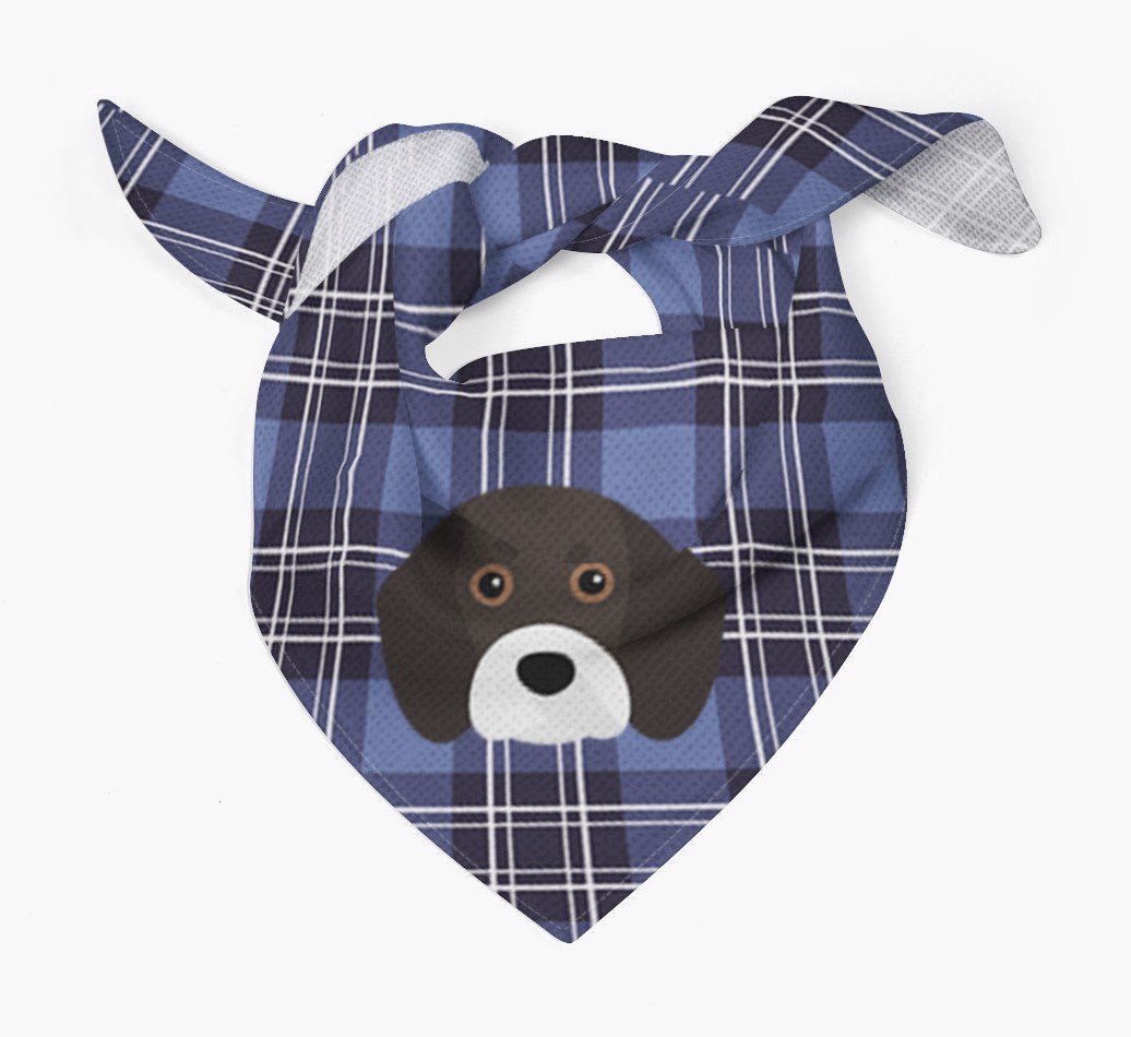 Scottish Tartan Pattern - Personalised {breedFullName} Bandana