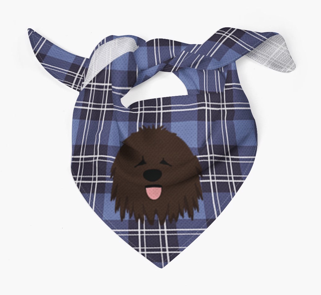 Scottish Tartan Pattern - Personalised {breedFullName} Bandana