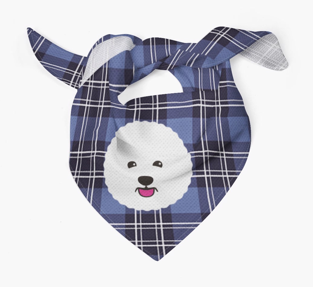 Scottish Tartan Pattern - Personalised {breedFullName} Bandana