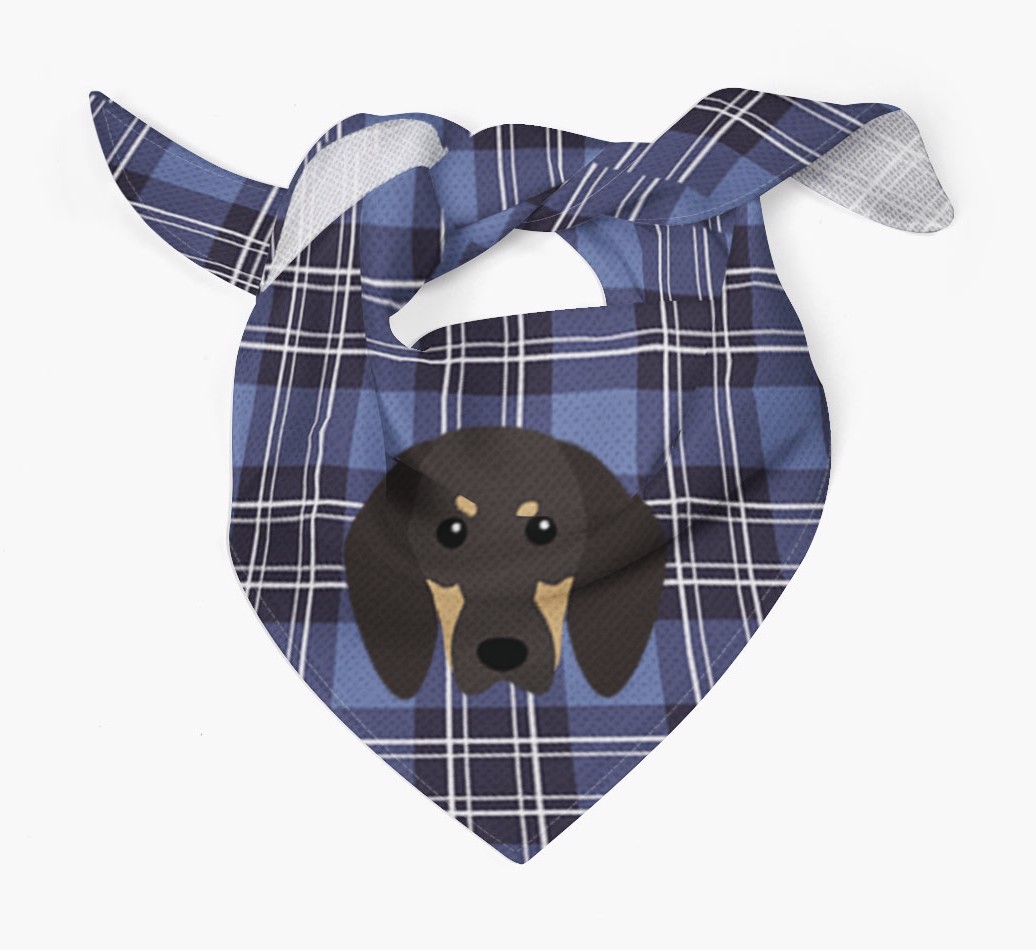 Scottish Tartan Pattern - Personalised {breedFullName} Bandana