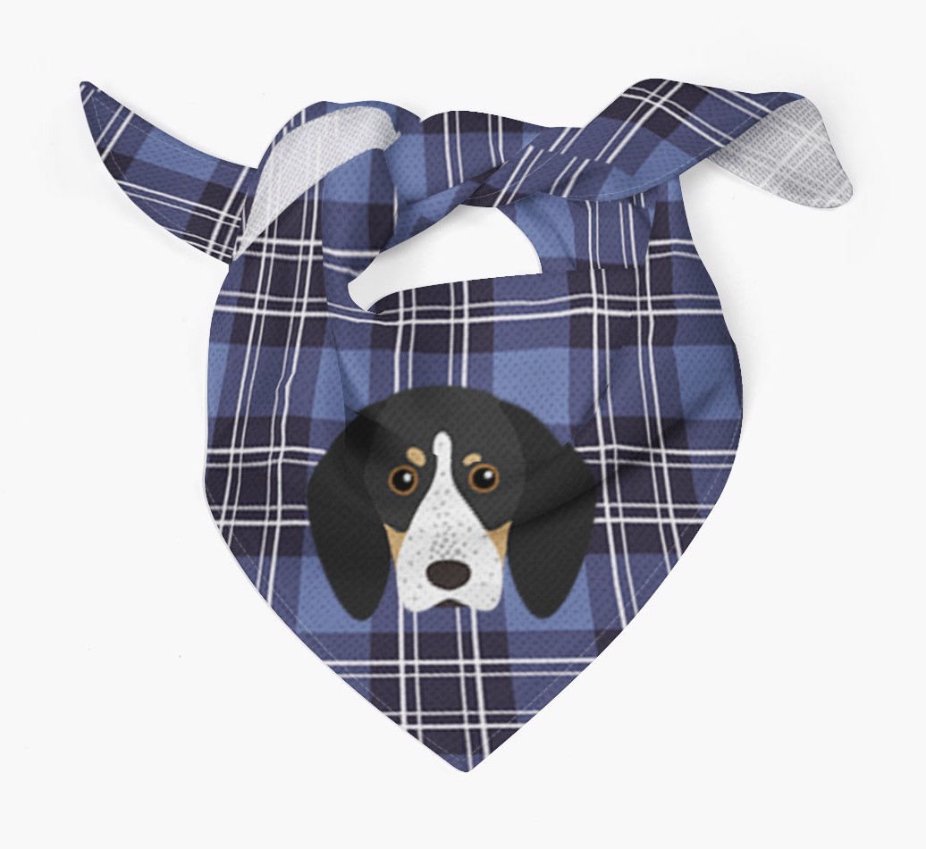 Scottish Tartan Pattern - Personalised {breedFullName} Bandana