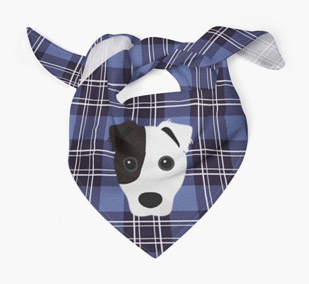 Scottish Tartan Pattern - Personalised {breedFullName} Bandana