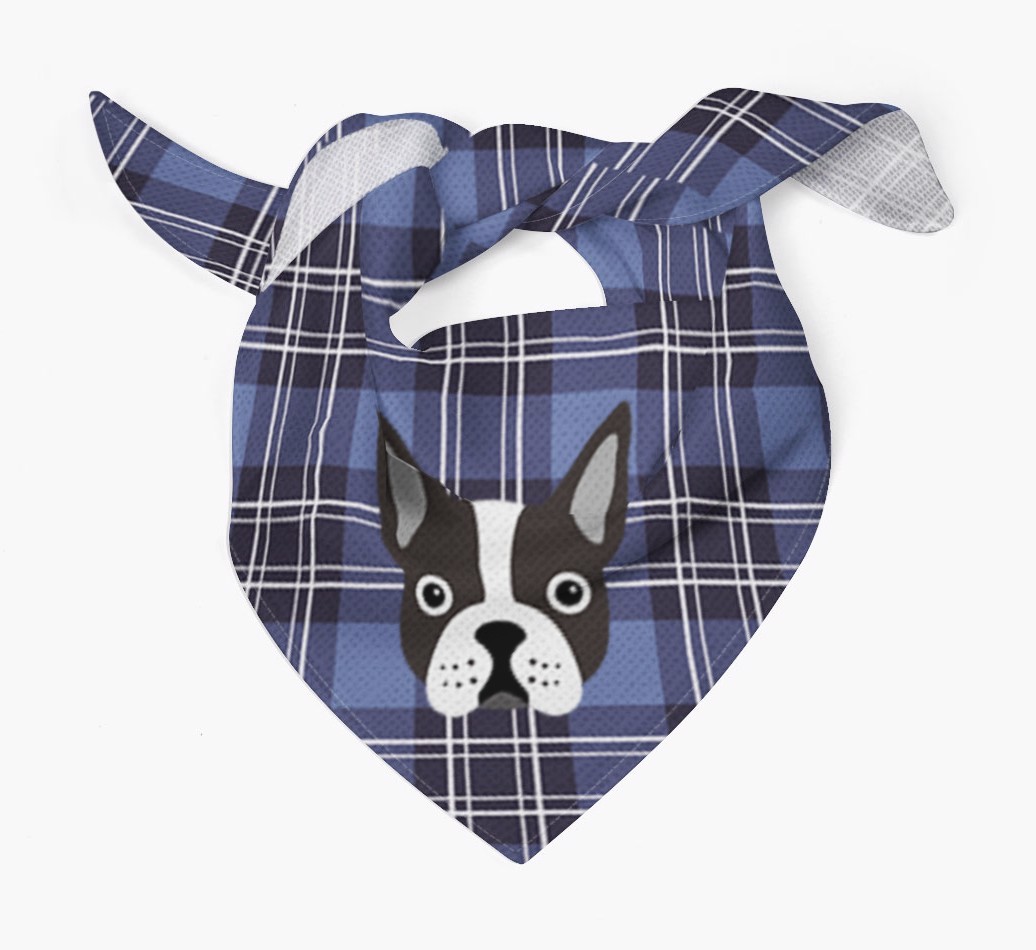 Scottish Tartan Pattern - Personalised {breedFullName} Bandana