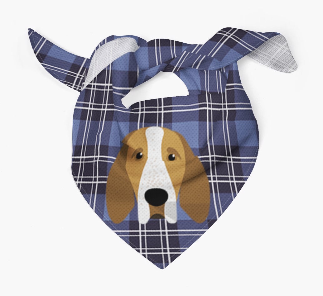 Scottish Tartan Pattern - Personalised {breedFullName} Bandana