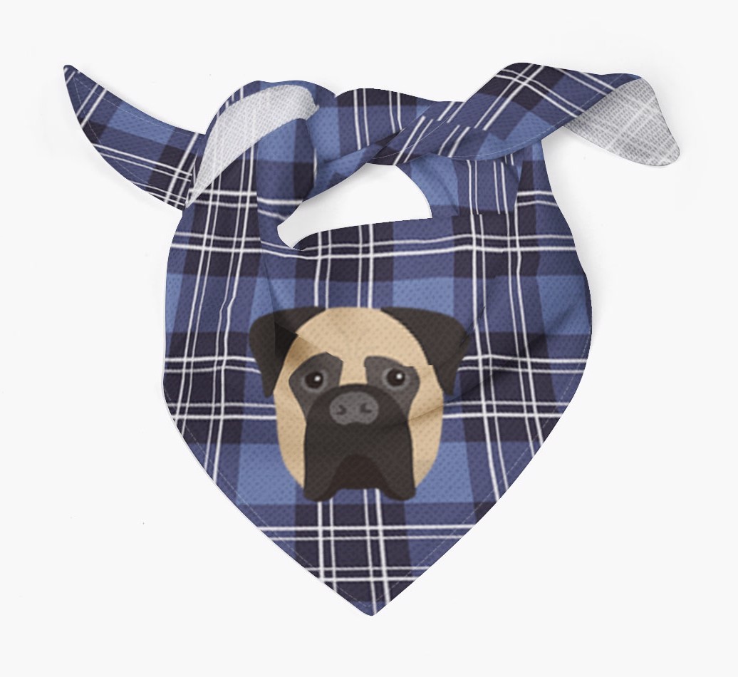 Scottish Tartan Pattern - Personalised {breedFullName} Bandana