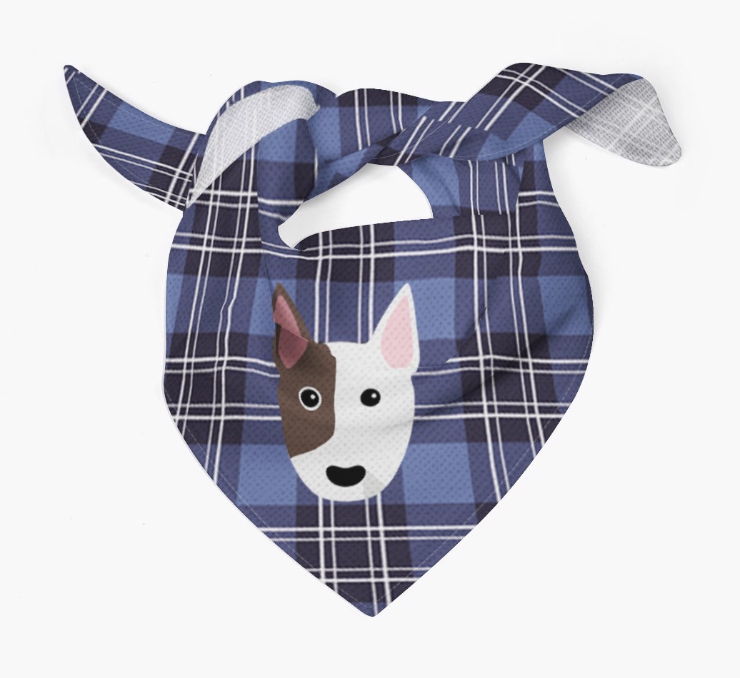 Scottish Tartan Pattern - Personalised {breedFullName} Bandana