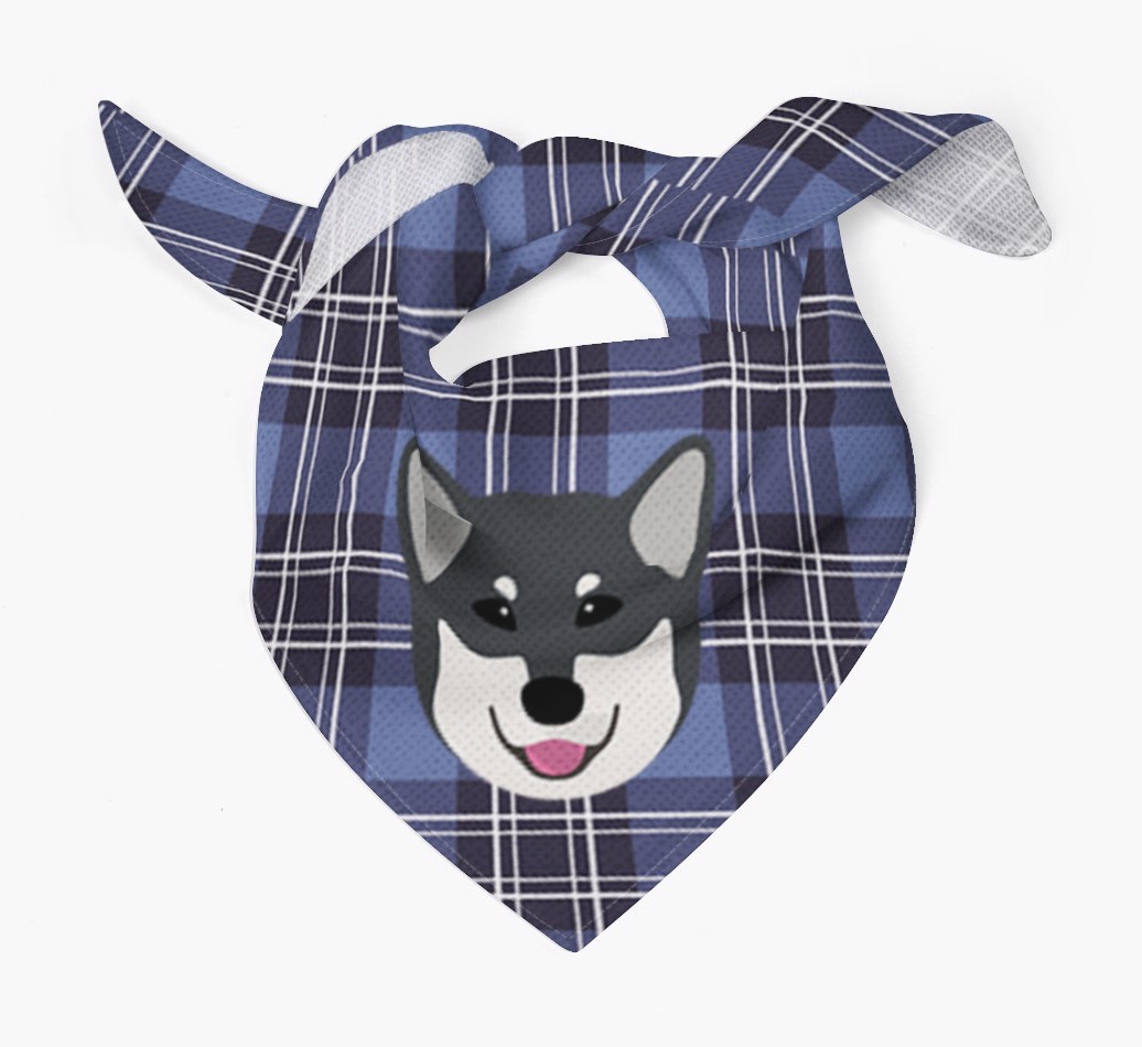 Scottish Tartan Pattern - Personalised {breedFullName} Bandana
