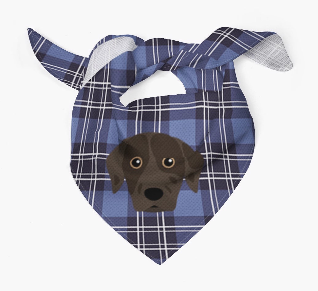 Scottish Tartan Pattern - Personalised {breedFullName} Bandana