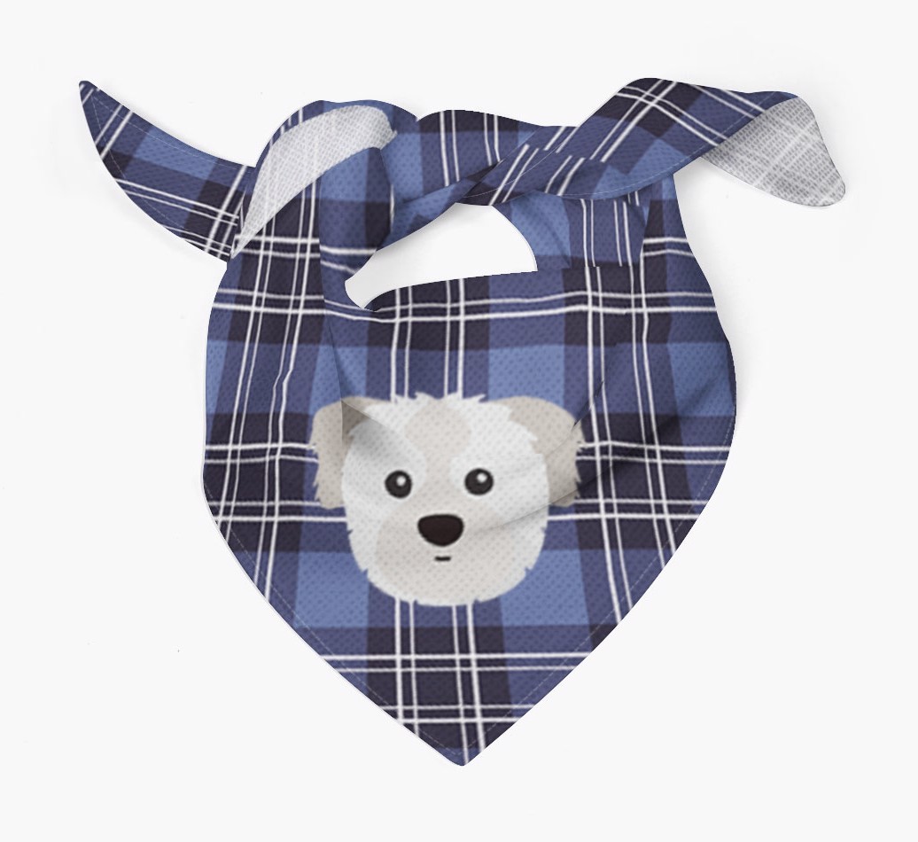 Scottish Tartan Pattern - Personalised {breedFullName} Bandana