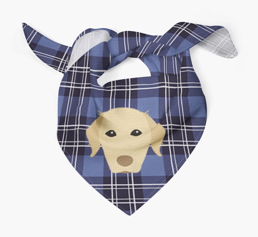 Scottish Tartan Pattern - Personalised {breedFullName} Bandana