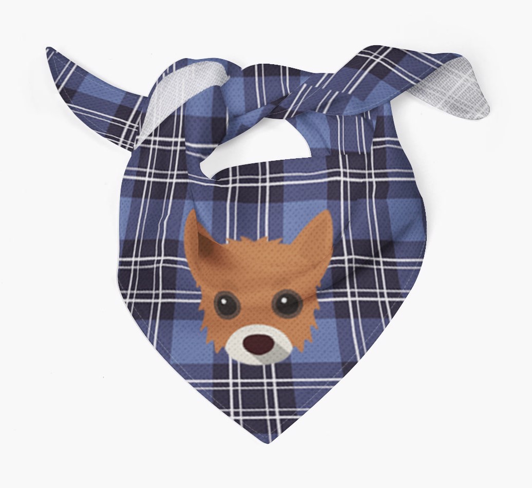 Scottish Tartan Pattern - Personalised {breedFullName} Bandana