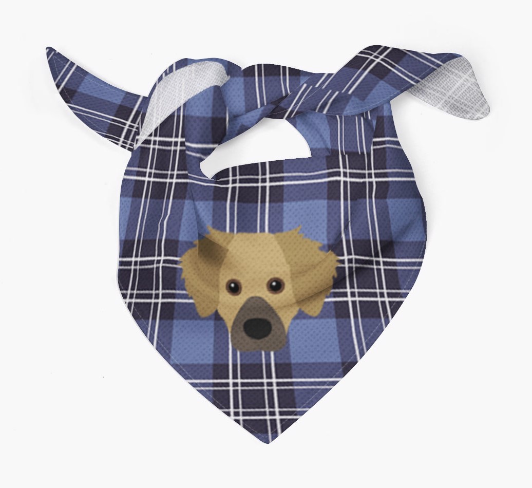 Scottish Tartan Pattern - Personalised {breedFullName} Bandana