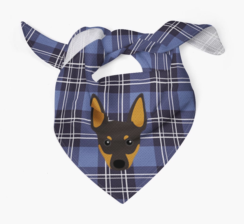 Scottish Tartan Pattern - Personalised {breedFullName} Bandana
