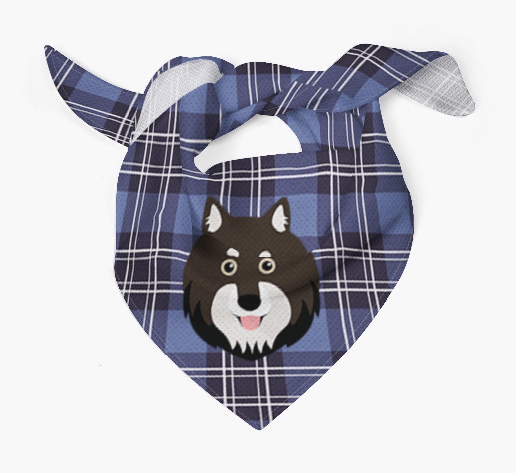 Scottish Tartan Pattern - Personalised {breedFullName} Bandana