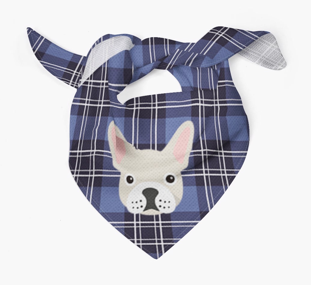 Scottish Tartan Pattern - Personalised {breedFullName} Bandana