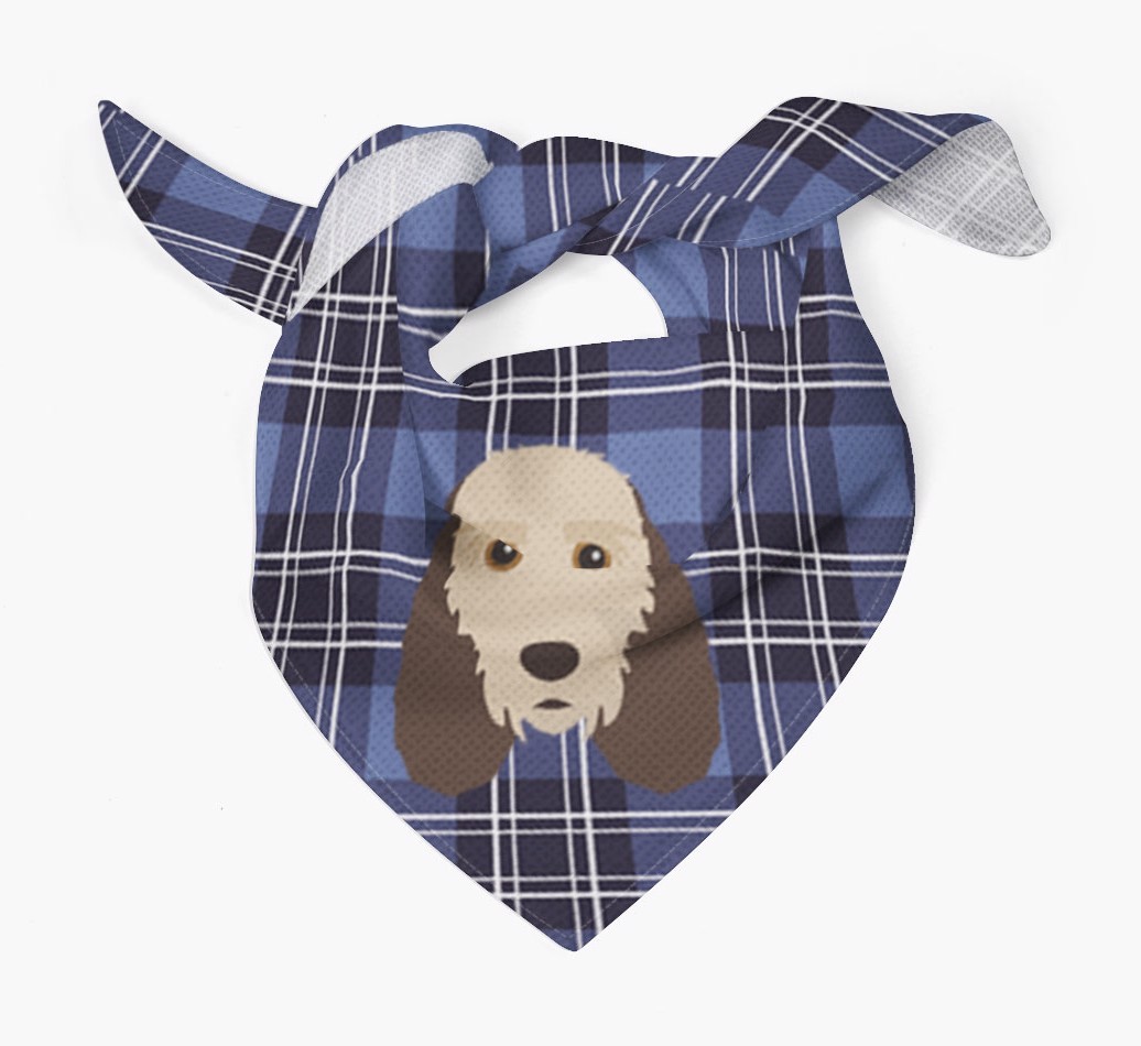 Scottish Tartan Pattern - Personalised {breedFullName} Bandana
