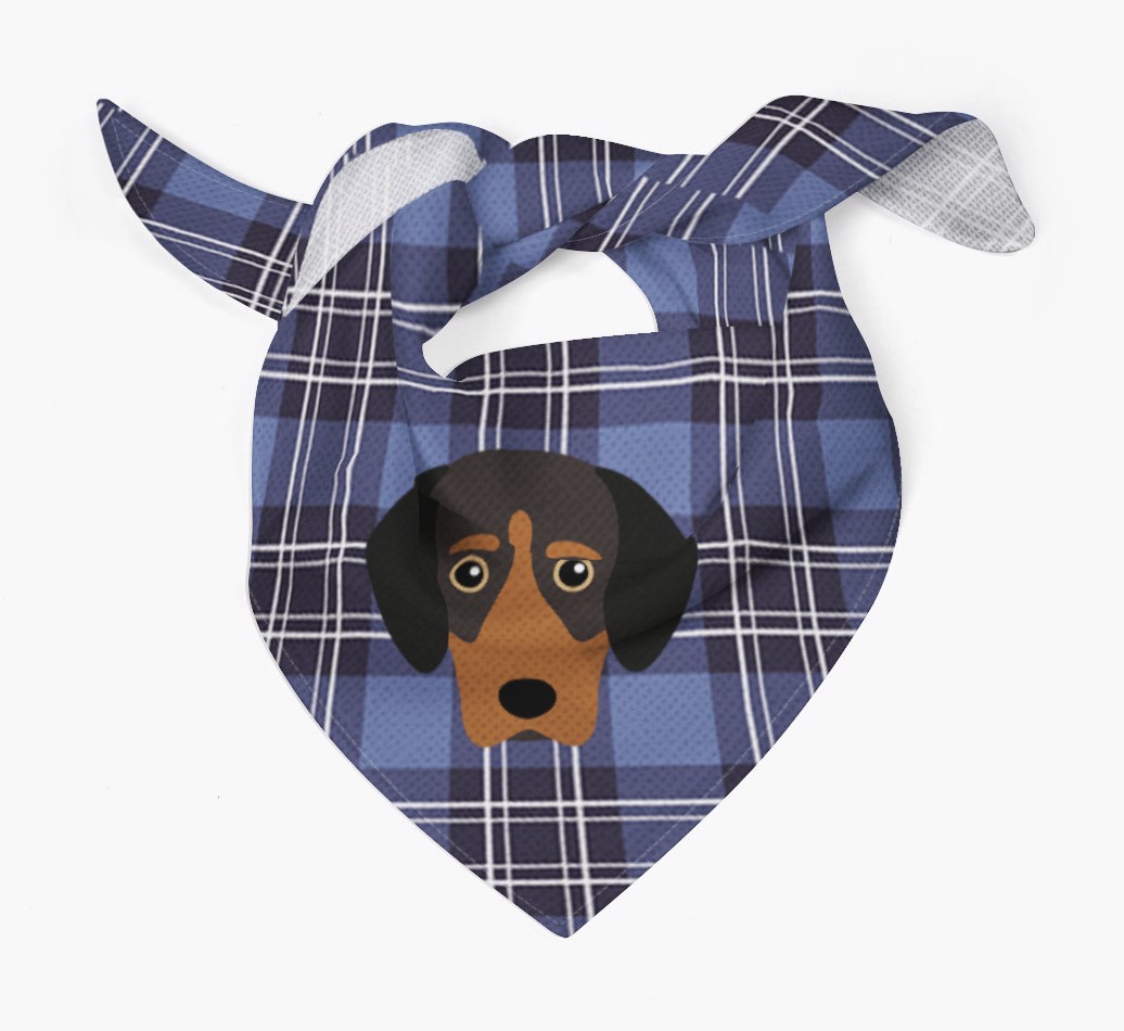 Scottish Tartan Pattern - Personalised {breedFullName} Bandana