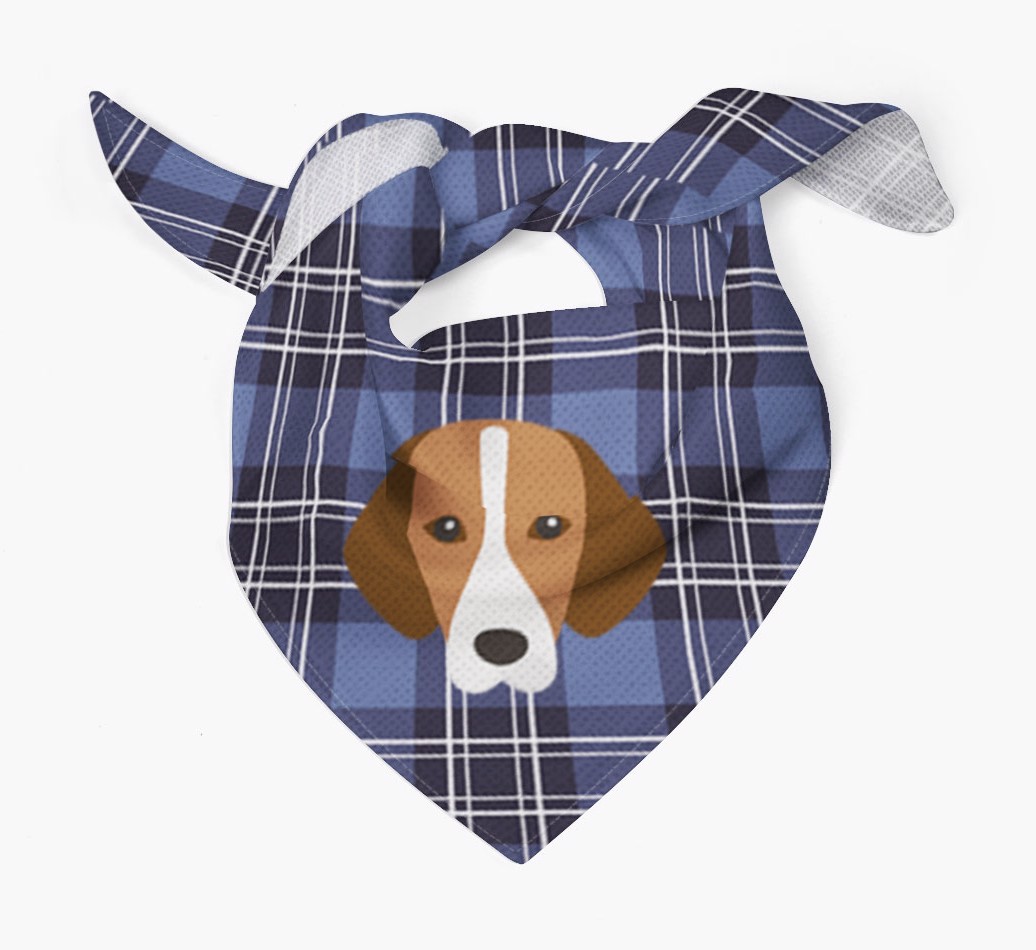Scottish Tartan Pattern - Personalised {breedFullName} Bandana