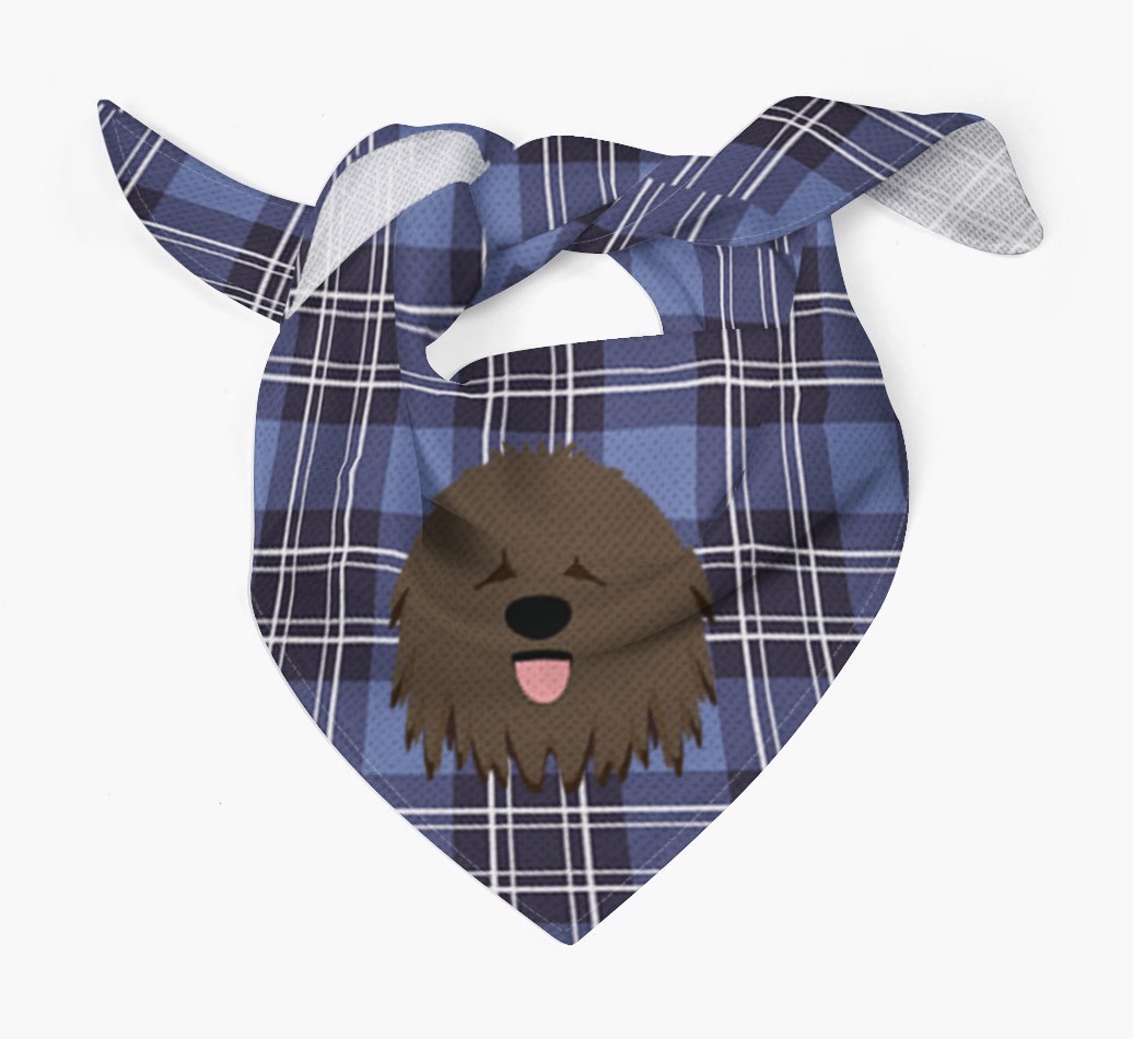 Scottish Tartan Pattern - Personalised {breedFullName} Bandana