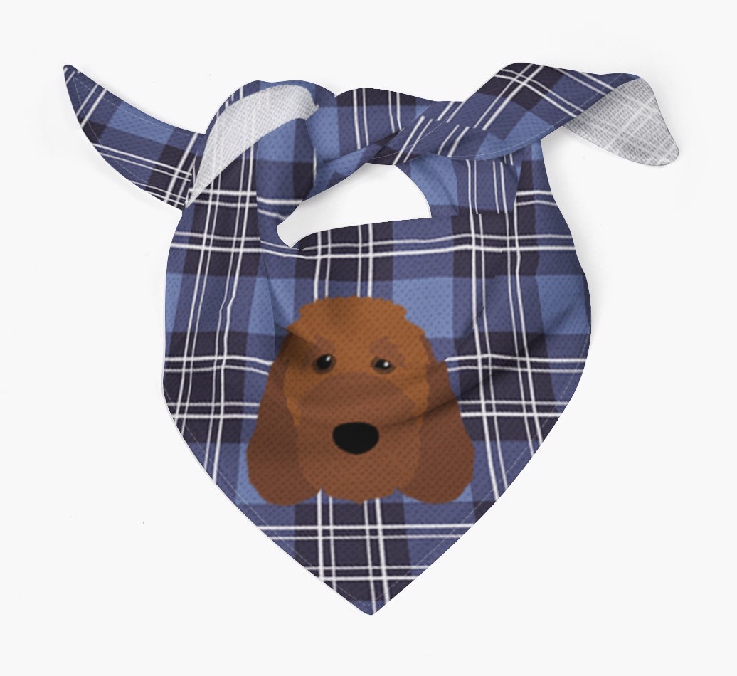 Scottish Tartan Pattern - Personalised {breedFullName} Bandana