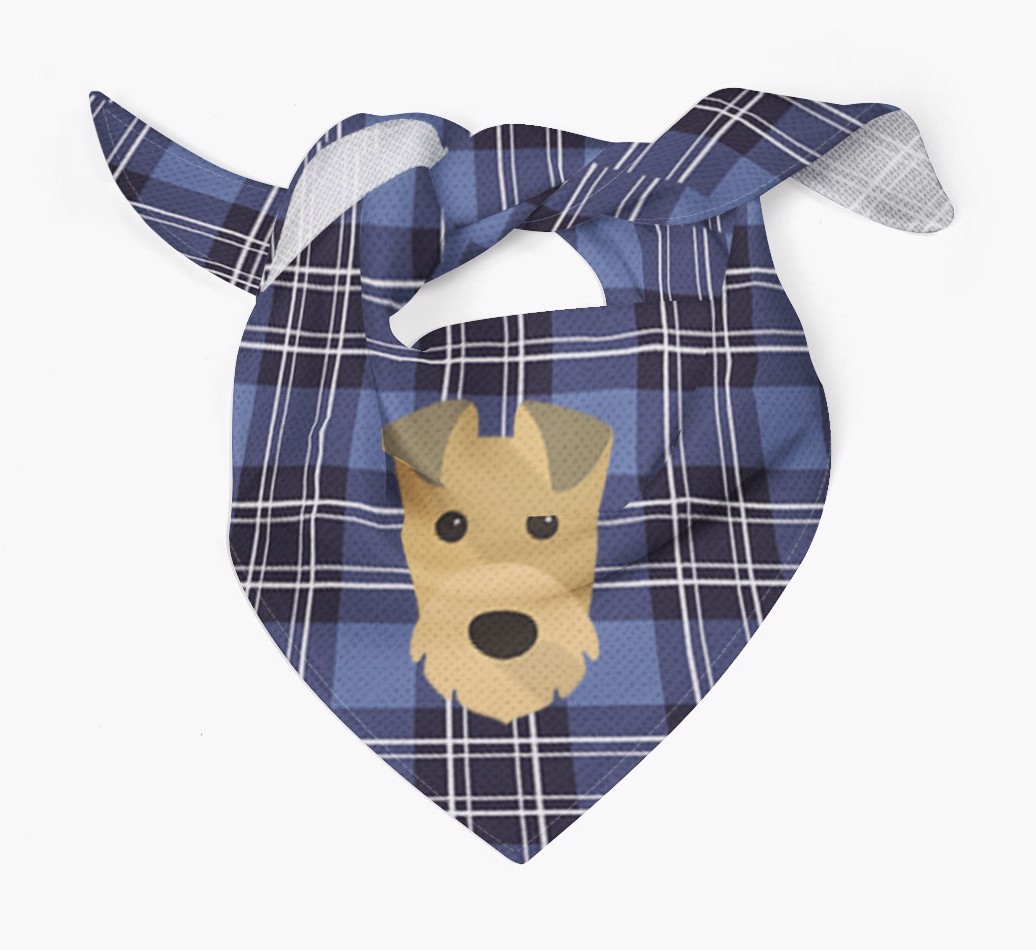 Scottish Tartan Pattern - Personalised {breedFullName} Bandana