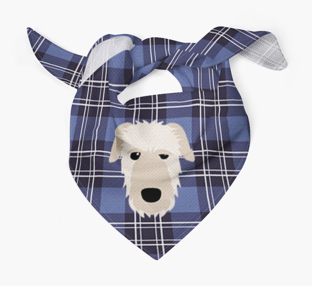 Scottish Tartan Pattern - Personalised {breedFullName} Bandana