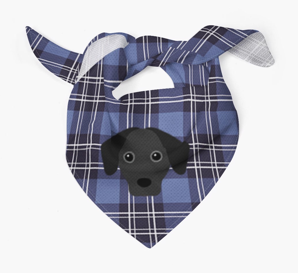 Scottish Tartan Pattern - Personalised {breedFullName} Bandana