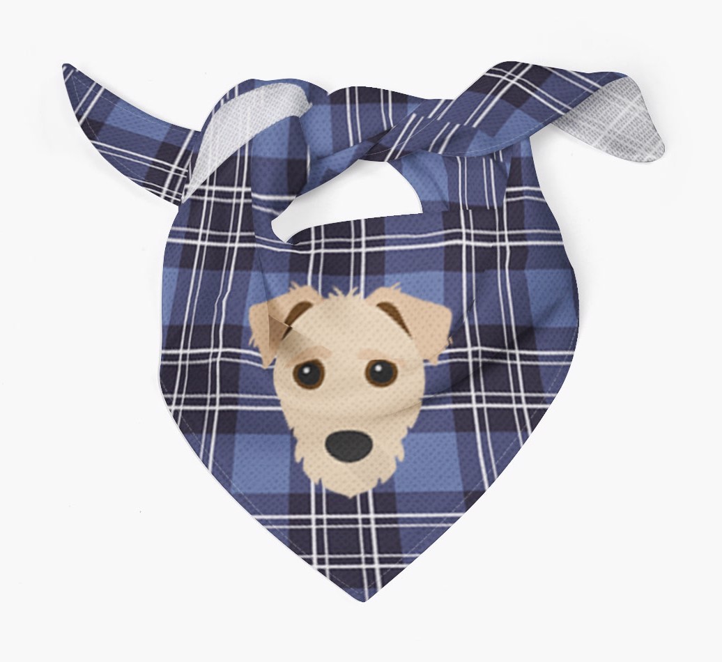 Scottish Tartan Pattern - Personalised {breedFullName} Bandana