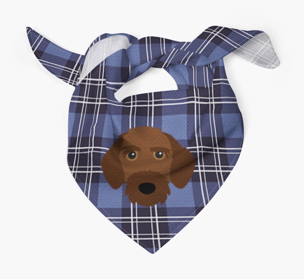 Scottish Tartan Pattern - Personalised {breedFullName} Bandana