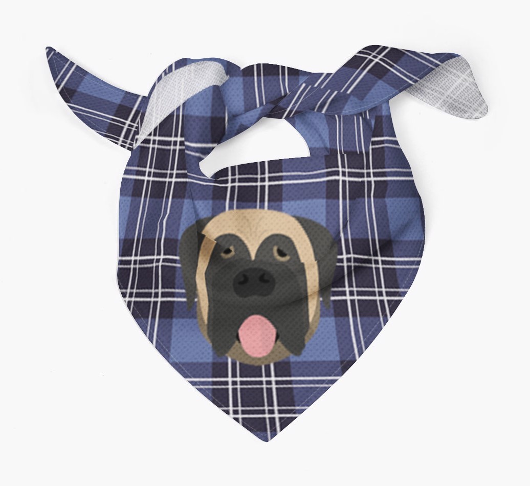 Scottish Tartan Pattern - Personalised {breedFullName} Bandana