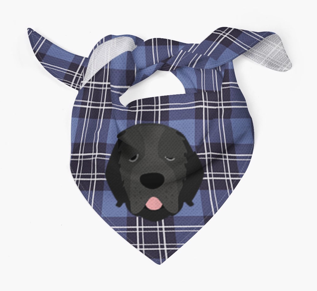 Scottish Tartan Pattern - Personalised {breedFullName} Bandana