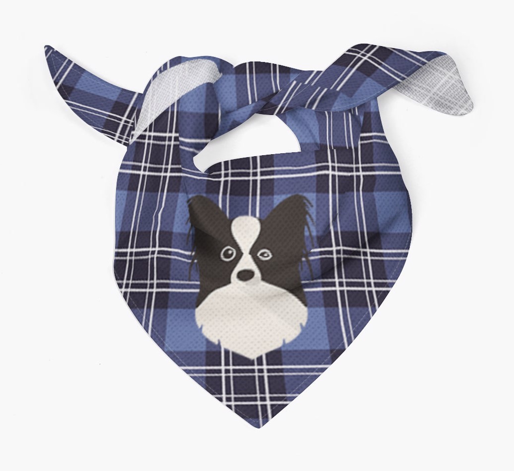 Scottish Tartan Pattern - Personalised {breedFullName} Bandana