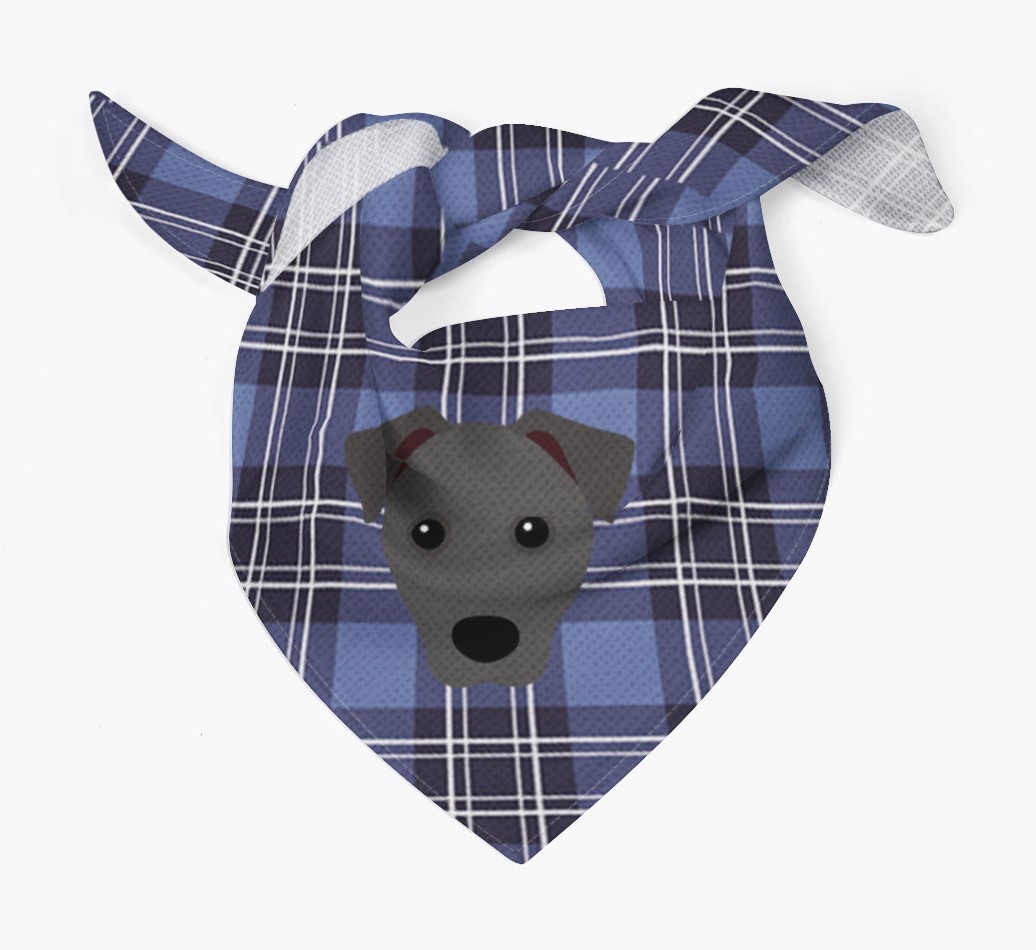 Scottish Tartan Pattern - Personalised {breedFullName} Bandana