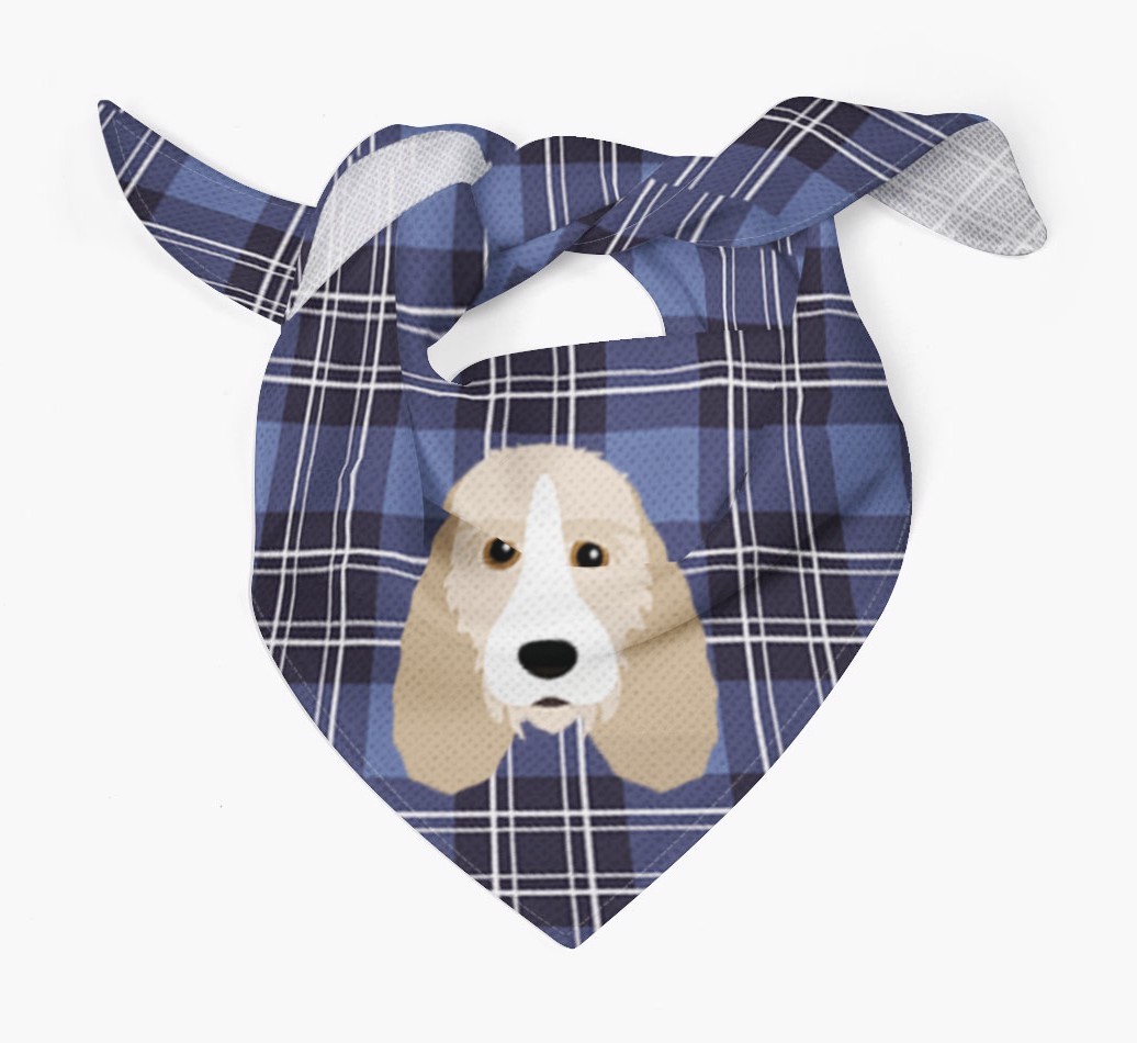 Scottish Tartan Pattern - Personalised {breedFullName} Bandana