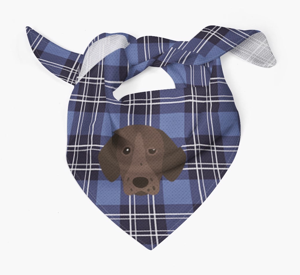 Scottish Tartan Pattern - Personalised {breedFullName} Bandana
