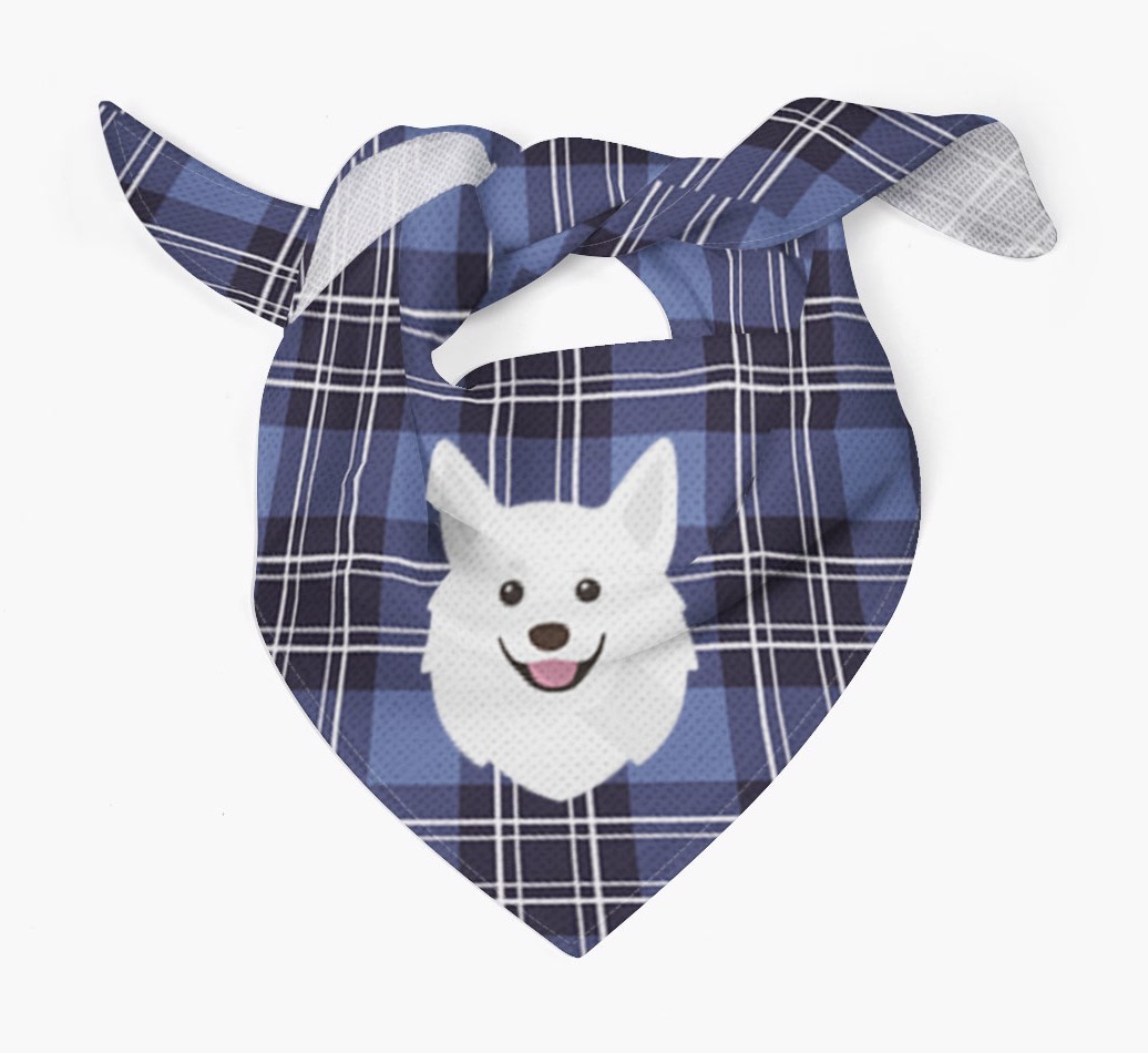 Scottish Tartan Pattern - Personalised {breedFullName} Bandana