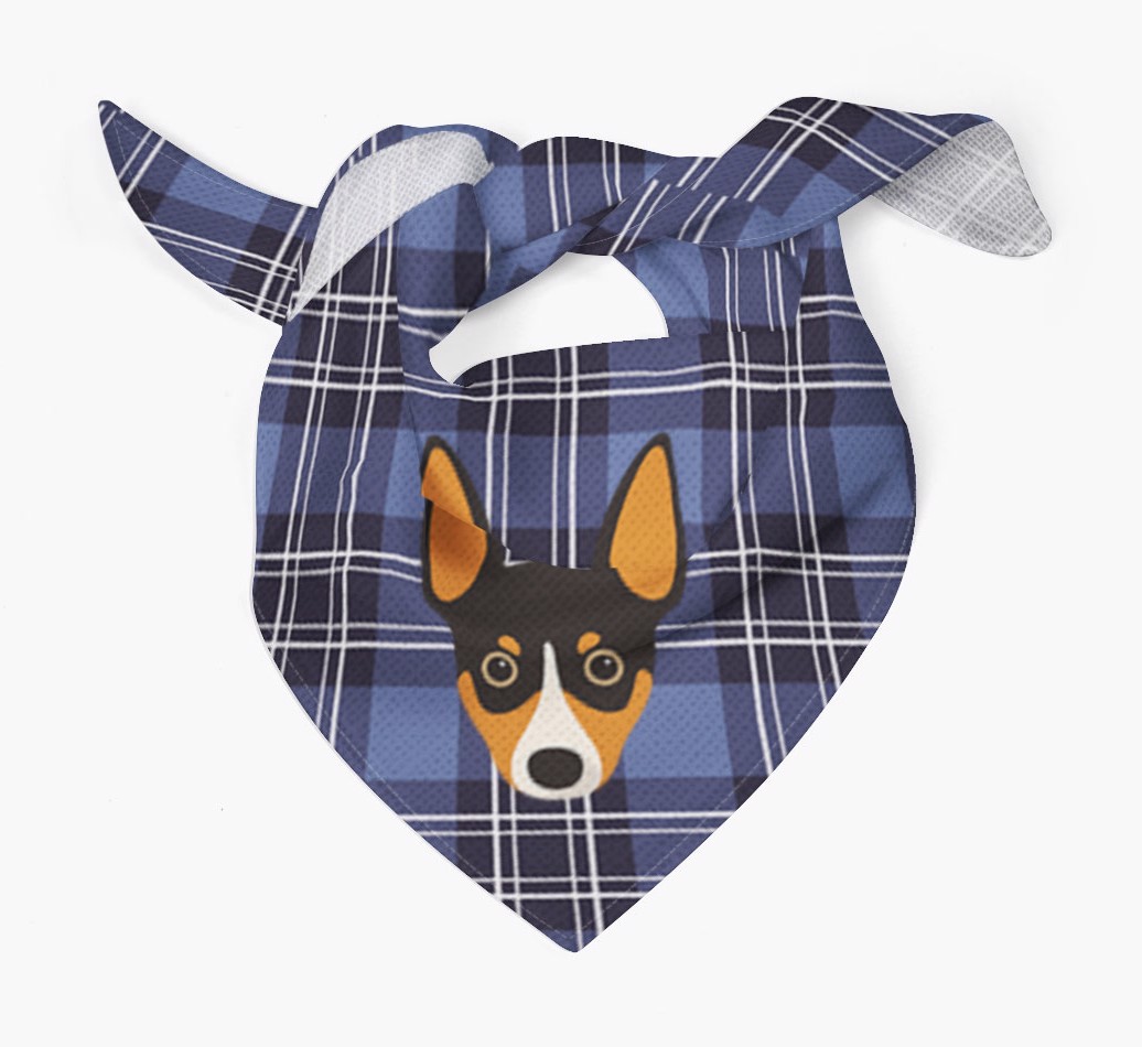 Scottish Tartan Pattern - Personalised {breedFullName} Bandana