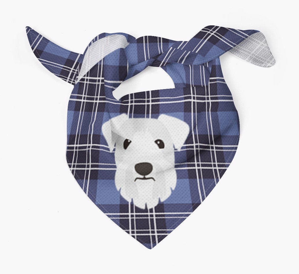 Scottish Tartan Pattern - Personalised {breedFullName} Bandana