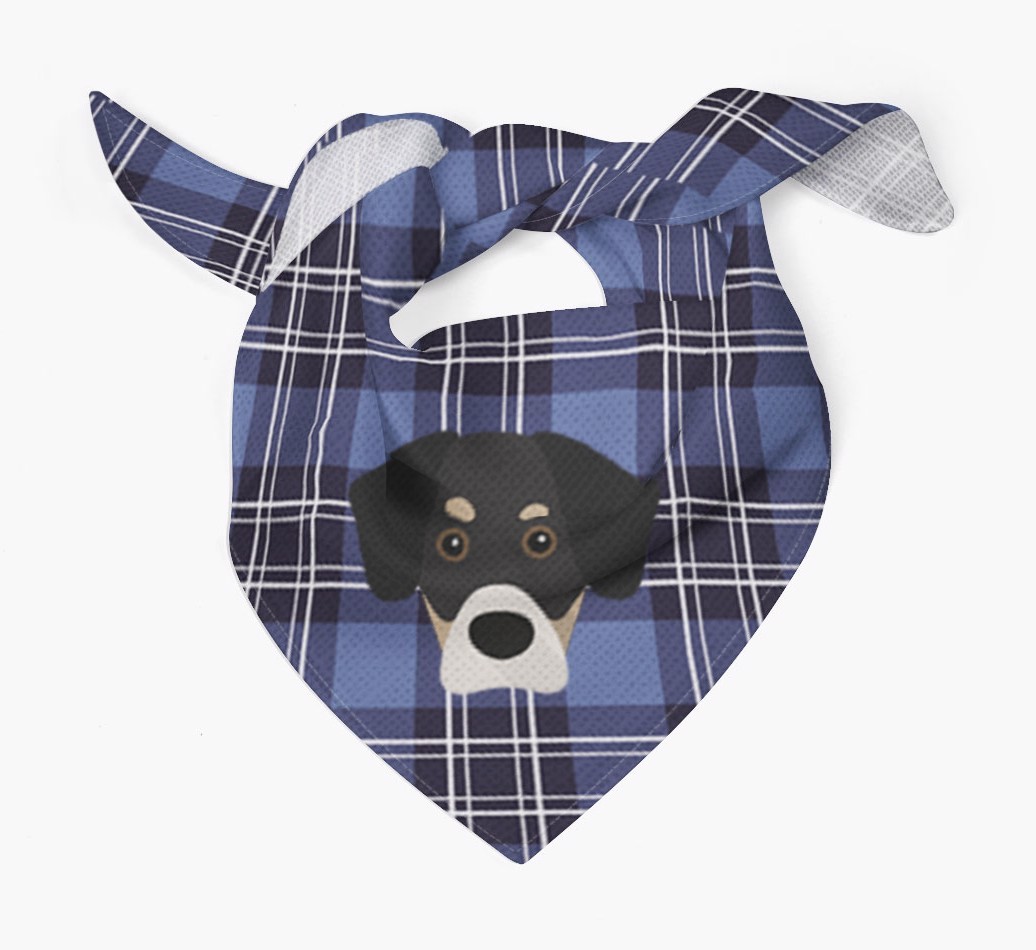 Scottish Tartan Pattern - Personalised {breedFullName} Bandana