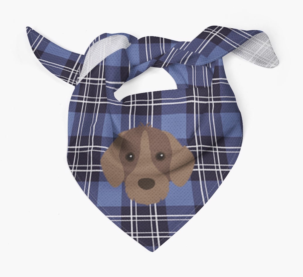 Scottish Tartan Pattern - Personalised {breedFullName} Bandana