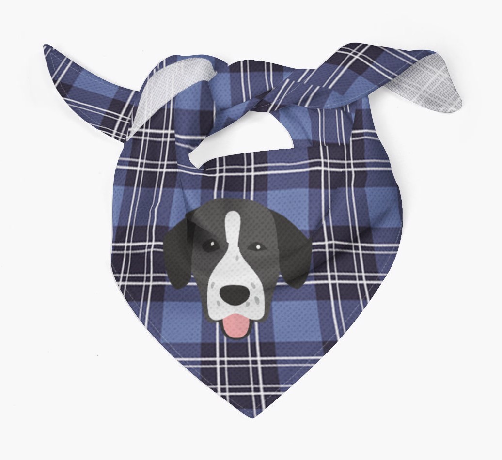 Scottish Tartan Pattern - Personalised {breedFullName} Bandana