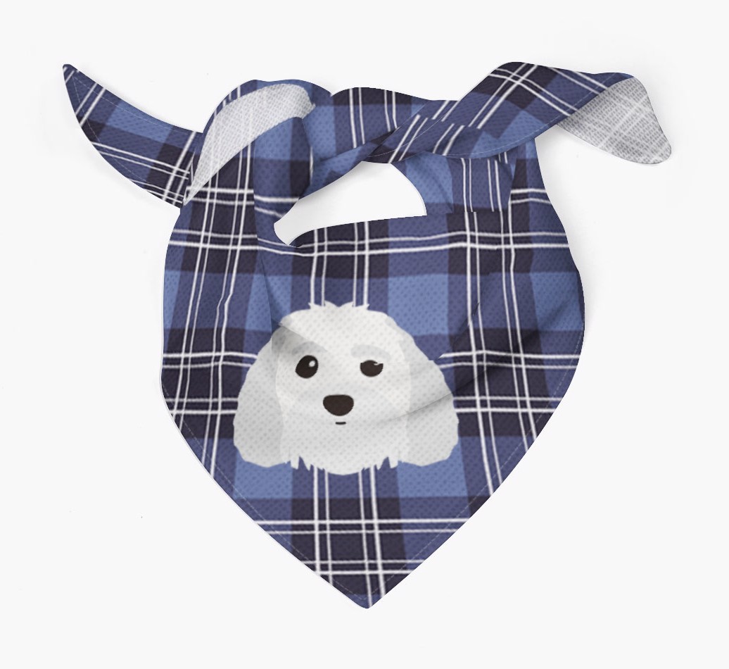 Scottish Tartan Pattern - Personalised {breedFullName} Bandana
