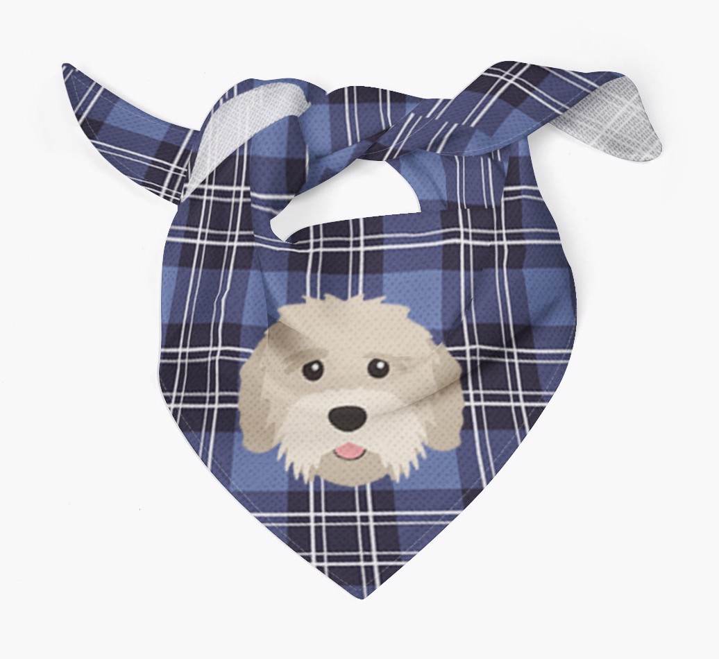 Scottish Tartan Pattern - Personalised {breedFullName} Bandana