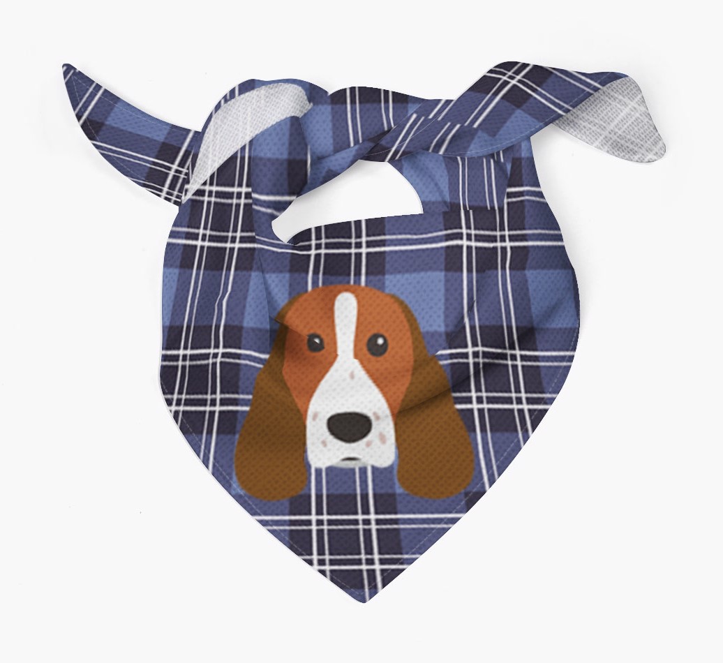 Scottish Tartan Pattern - Personalised {breedFullName} Bandana
