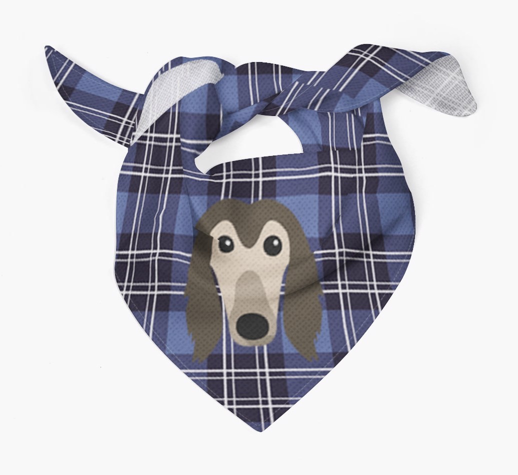Scottish Tartan Pattern - Personalized {breedFullName} Bandana