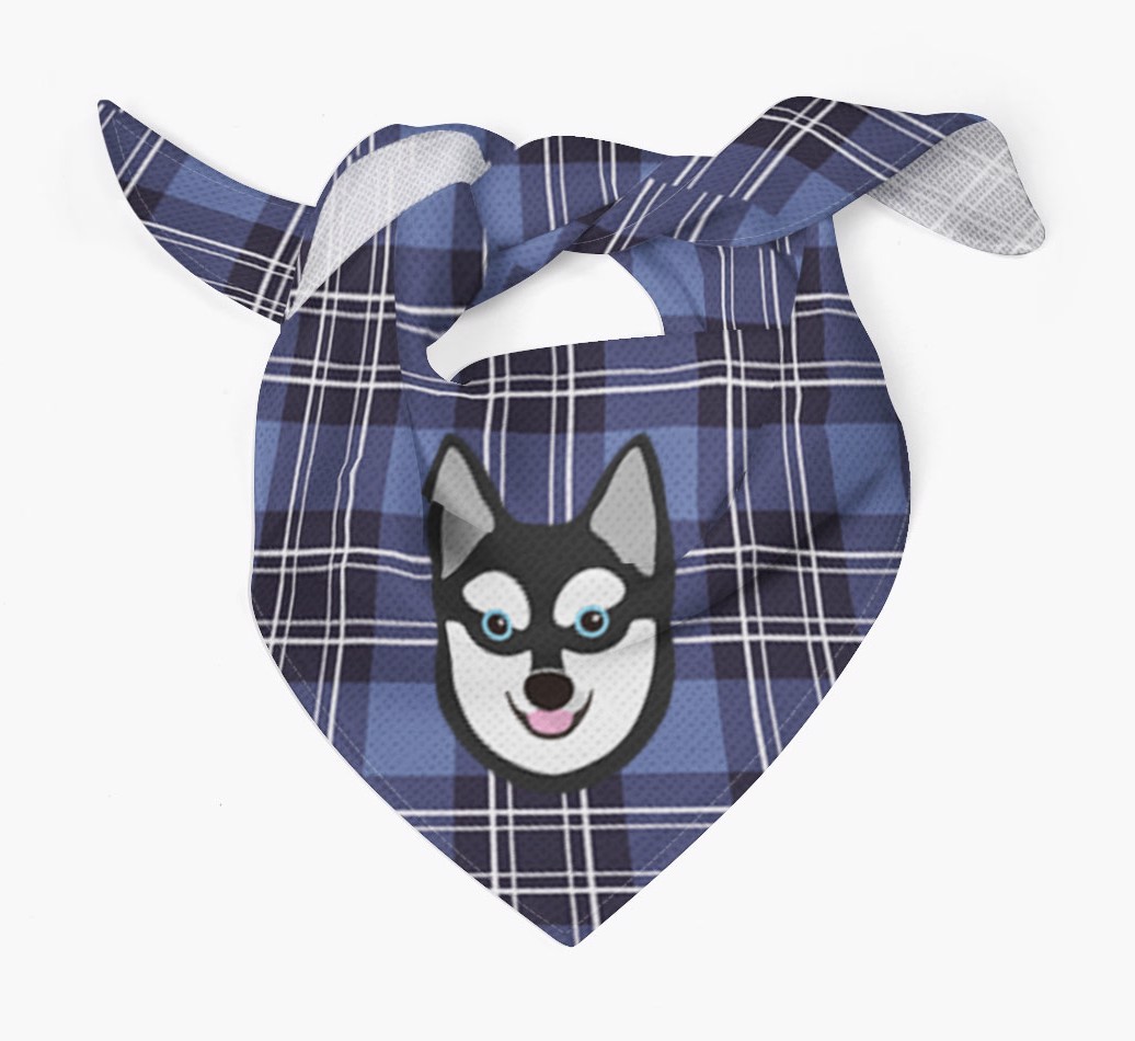 Scottish Tartan Pattern - Personalized {breedFullName} Bandana