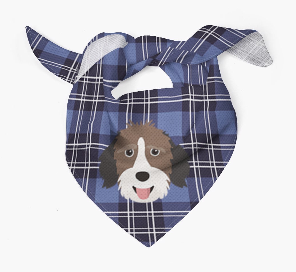 Scottish Tartan Pattern - Personalized {breedFullName} Bandana